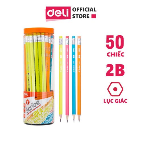 Bút Chì Gỗ DeLi U51006 2B